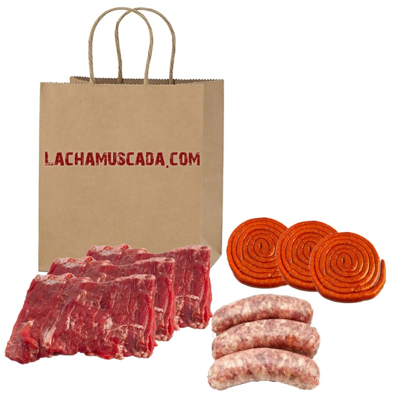 🔥 Paquete Parrillero: 1 Kg de Arrachera, 1 Kg de Chorizo y 1 Kg de Chistorra – ¡La Combinación Perfecta para tu Asado! 🥩🌭